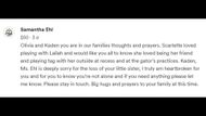 Comment on Olivia Leedham GoFundMe (Image via Website/ GoFundMe)